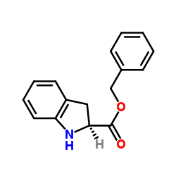 (S)-吲哚啉-2-羧酸苄酯结构式