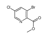 methyl 3-bromo-5-chloropyridine-2-carboxylate Structure