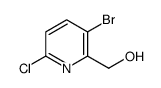 (3-bromo-6-chloropyridin-2-yl)methanol Structure