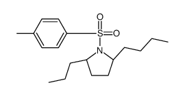 (2R,5R)-2-butyl-1-(4-methylphenyl)sulfonyl-5-propylpyrrolidine Structure