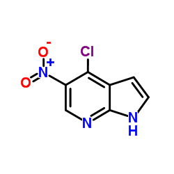 4-氯-5-硝基-1H-吡咯并[2,3-b]吡啶图片