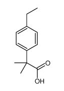 2-(4-Ethylphenyl)-2-methylpropanoic acid Structure