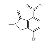 4-Bromo-2-Methyl-7-Nitoro-2,3-Dihydro-Isoindol-1-one Structure