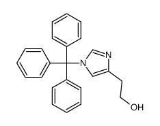 1-三苯基甲基-4-(2-羟基乙基)-1H-咪唑结构式