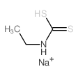 Carbamodithioic acid,N-ethyl-, sodium salt (1:1) Structure