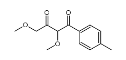 2,4-dimethoxy-1-(p-tolyl)butane-1,3-dione Structure