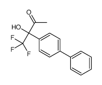 4,4,4-trifluoro-3-hydroxy-3-(4-phenylphenyl)butan-2-one Structure