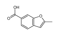 2-Methyl-1-benzofuran-6-carboxylic acid Structure