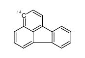 荧蒽-3-14C结构式