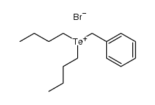 benzyldibutyltelluronium bromide结构式