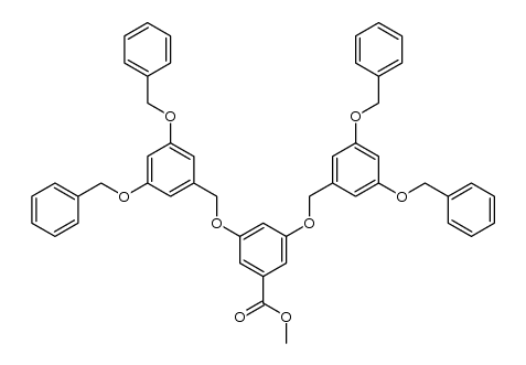 methyl 3,5-bis[[3,5-bis(phenylmethoxy)phenyl]methoxy] benzoate Structure