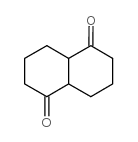 1,5-Naphthalenedione,octahydro- Structure