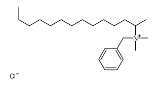 benzyl-dimethyl-tetradecan-2-ylazanium,chloride Structure