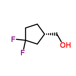 [(1S)-3,3-difluorocyclopentyl]methanol Structure