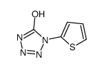 1-噻吩-2-基-1,4-二氢-5H-四唑-5-酮结构式