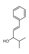 4-methyl-1-phenylpent-1-en-3-ol结构式