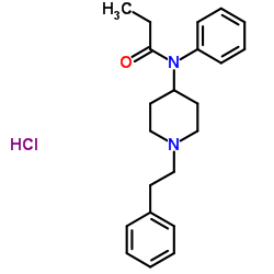 N-(1-Phenethyl-4-Piperidyl)Propionanilide Hydrochloride Structure