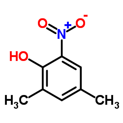 2,4-二甲基-6-硝基苯酚结构式