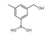 3-(羟甲基)-5-甲基苯硼酸结构式