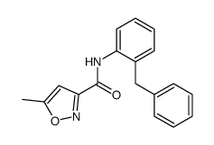 N-(2-benzylphenyl)-5-methyl-1,2-oxazole-3-carboxamide Structure