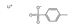 lithium p-toluenesulphonate Structure