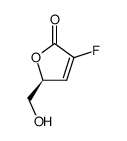 (S)-(-)-2-Fluoro-4-(hydroxymethyl)-2-buten-4-olide Structure