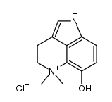6-hydroxy-5,5-dimethyl-1,3,4,5-tetrahydro-pyrrolo[4,3,2-de]quinolinium, chloride Structure