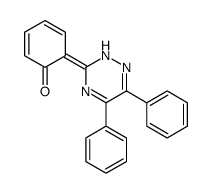 6-(5,6-diphenyl-2H-1,2,4-triazin-3-ylidene)cyclohexa-2,4-dien-1-one结构式