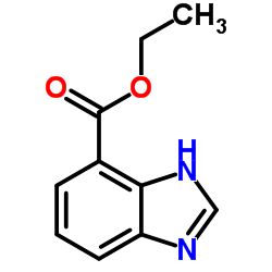 4-苯并咪唑甲酸乙酯结构式