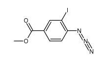methyl 4-azido-3-iodobenzoate结构式