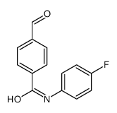 N-(4-fluorophenyl)-4-formylbenzamide Structure