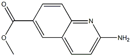 methyl 2-aminoquinoline-6-carboxylate Structure