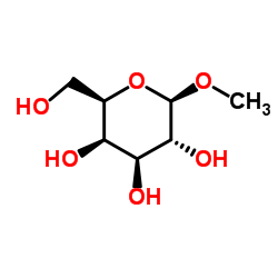 β-甲基-D-半乳糖苷结构式