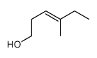 4-methylhex-3-en-1-ol Structure
