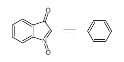 1-oxido-2-(2-phenylethynyl)indol-1-ium-3-one Structure