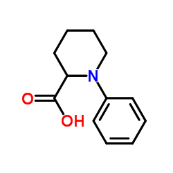 1-Phenyl-2-piperidinecarboxylic acid Structure