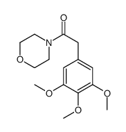 4-[(3,4,5-Trimethoxyphenyl)acetyl]morpholine结构式