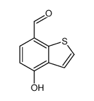 4-羟基-苯并[b]噻吩-7-羧醛结构式