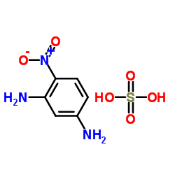 4-硝基-1,3-苯二胺硫酸盐结构式