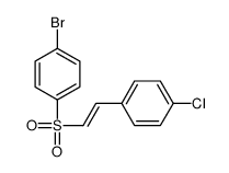 1-[2-(4-bromophenyl)sulfonylethenyl]-4-chlorobenzene Structure