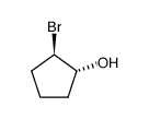 (1S,2R)-2-Bromo-cyclopentanol Structure