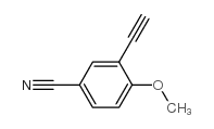 Benzonitrile, 3-ethynyl-4-methoxy- (9CI) structure