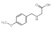 2-((4-甲氧基苄基)氨基)乙酸结构式