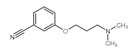 3-[3-(二甲基氨基)丙氧基]苯甲腈结构式