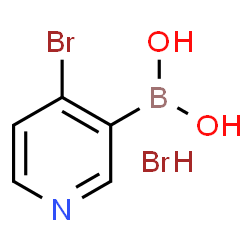 4-Bromopyridine-3-boronic acid HBr Structure