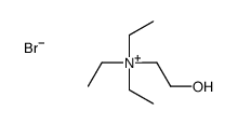 triethyl(2-hydroxyethyl)azanium,bromide Structure