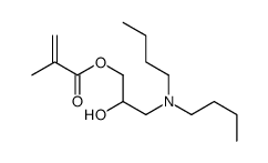 [3-(dibutylamino)-2-hydroxypropyl] 2-methylprop-2-enoate Structure