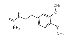[2-(3,4-二甲氧基-苯基)-乙基]-硫代脲结构式