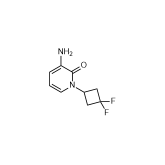 3-胺基-1-(3,3-二氟环丁基)吡啶-2(1H)-酮结构式