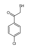 1-(4-氯苯基)-2-巯基乙酮结构式